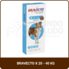 BRAVECTO X 20 - 40 KG 1 BRAVECTO X 20 - 40 KG