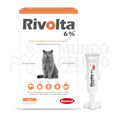RIVOLTA 6% X 075ML 26 A 75 KG 2 RIVOLTA 6% X 0.75ML 2.6 a 7.5 KG